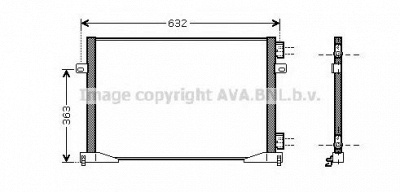 AVA QUALITY COOLING rt5400 -  Конденсатор, кондиционер